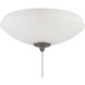 Elegance LED White Frost Fan Bowl Light Kit, Universal Mount