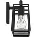 Dunn 3 Light 23 inch Flat Black Vanity Light Wall Light