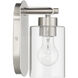 Hendrix 1 Light 5.25 inch Brushed Polished Nickel Wall Sconce Wall Light