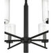 Hailie 6 Light 26 inch Flat Black Chandelier Ceiling Light