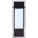 Heights 1 Light 20 inch Stainless Steel/Midnight Outdoor Wall Mount