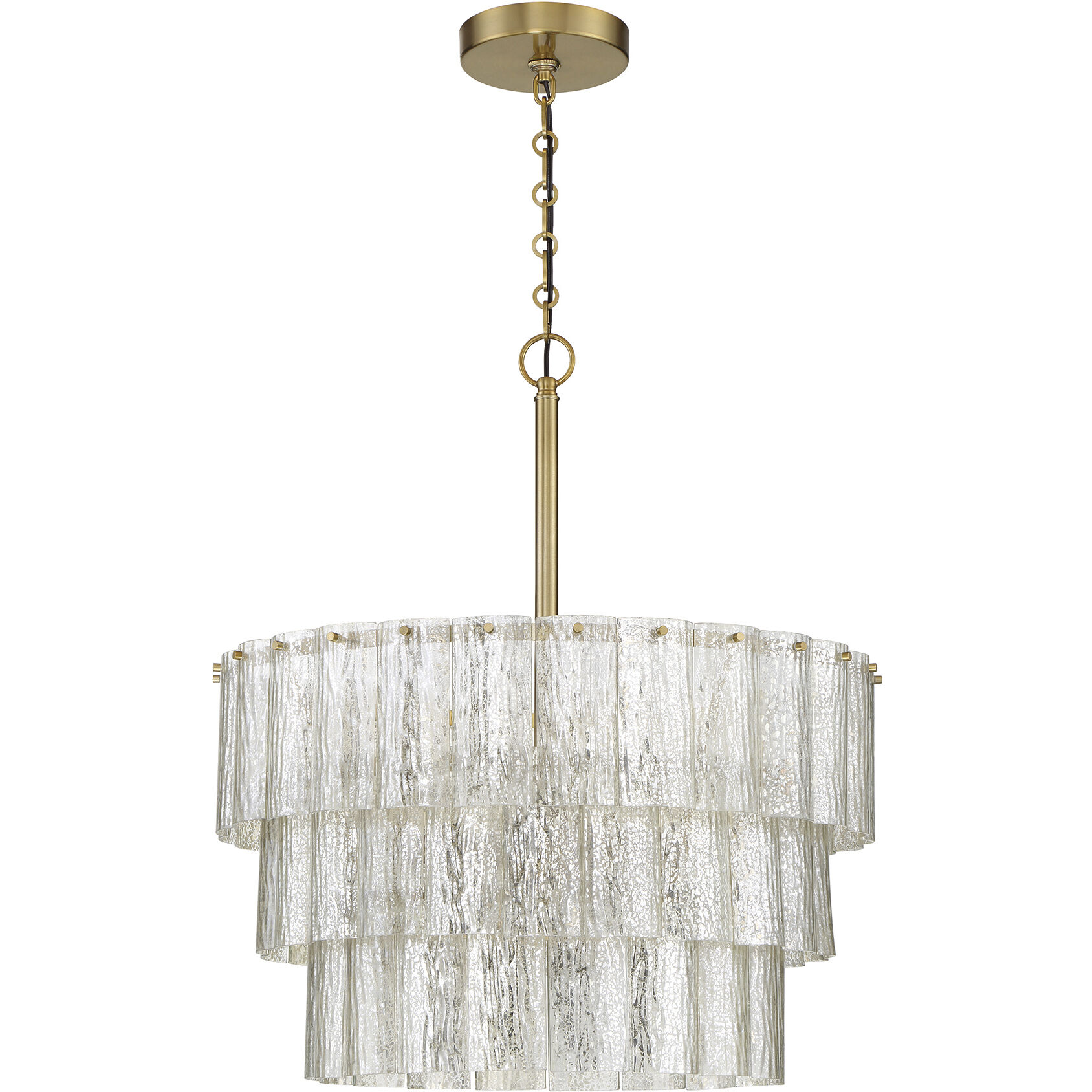 Museo 9 Light 21 inch Satin Brass Pendant Ceiling Light