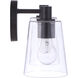 Emilio 2 Light 15 inch Flat Black Vanity Light Wall Light