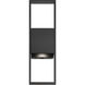 Contact LED 21 inch Textured Black Outdoor Wall Lantern