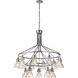 State House 15 Light 42.13 inch Polished Nickel Chandelier Ceiling Light