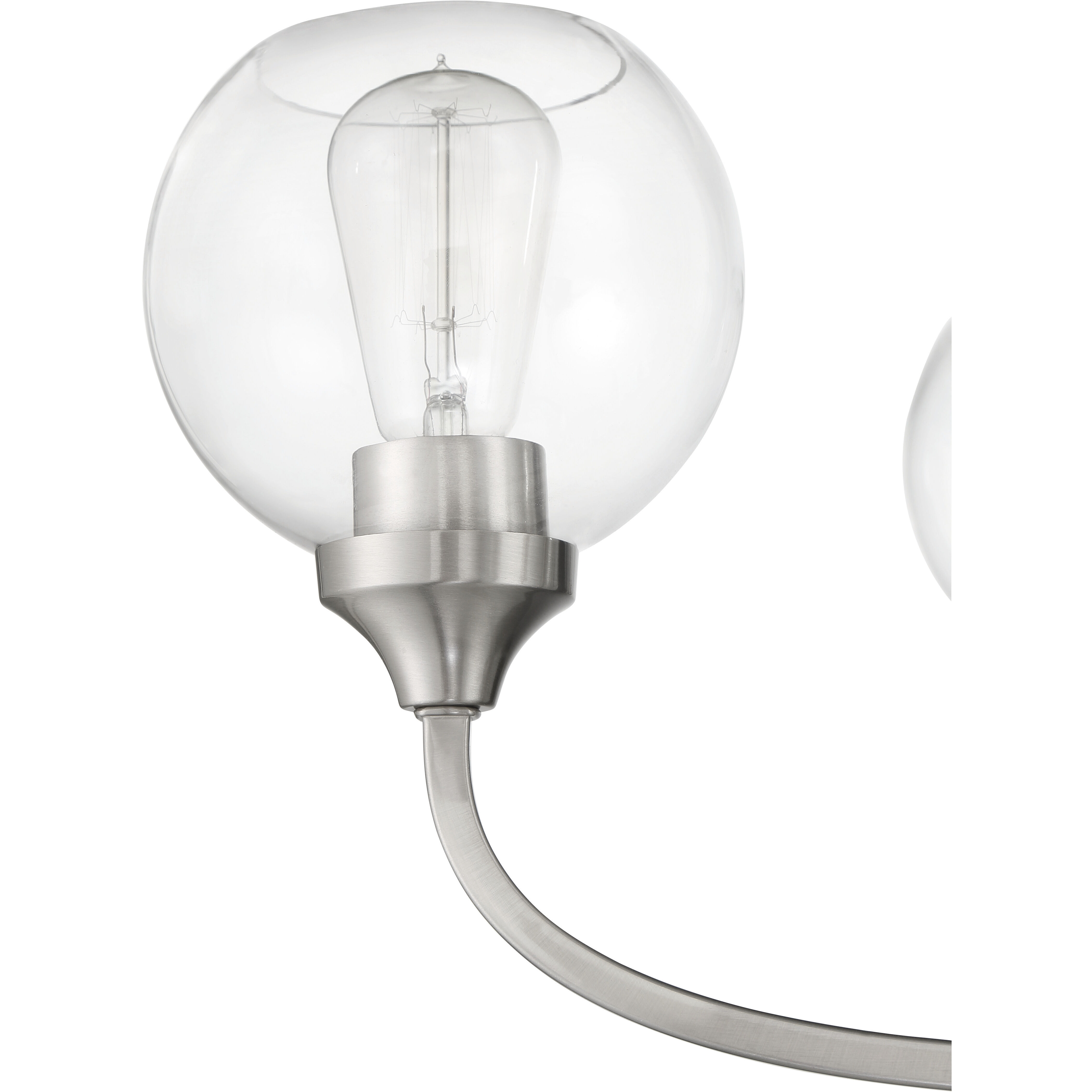 Glenda 3 Light 20 inch Brushed Polished Nickel Chandelier Ceiling Light