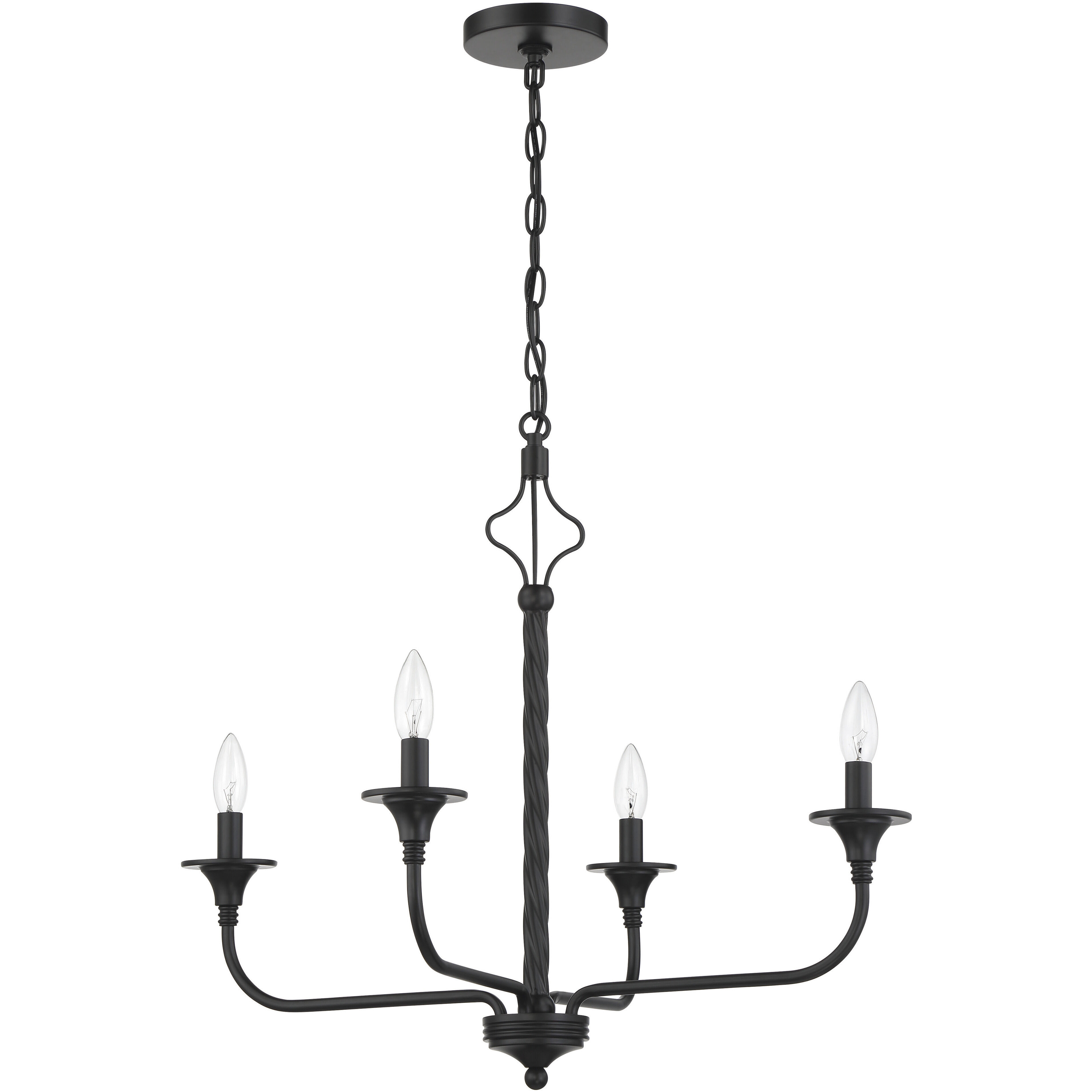 Jolenne 4 Light 25.98 inch Chandelier