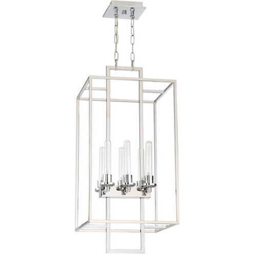 Cubic 6 Light 15.5 inch Chrome Foyer Light Ceiling Light