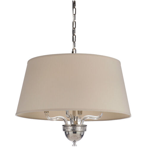 Gallery Deran 4 Light 25 inch Polished Nickel Pendant Ceiling Light, Gallery Collection