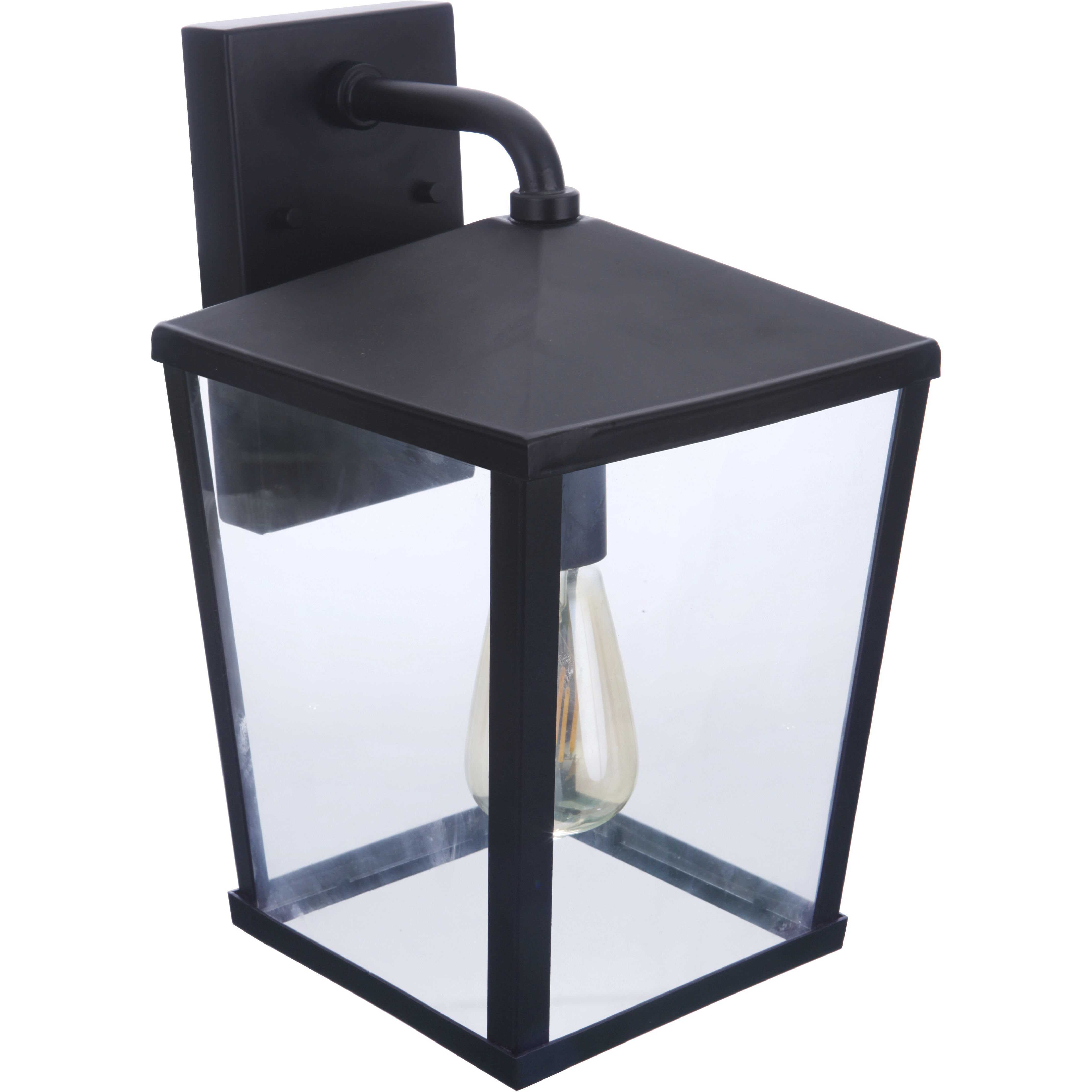 Olsen 1 Light 13 inch Midnight Outdoor Wall Lantern