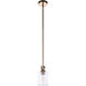 Romero 1 Light 5 inch Satin Brass Mini Pendant Ceiling Light
