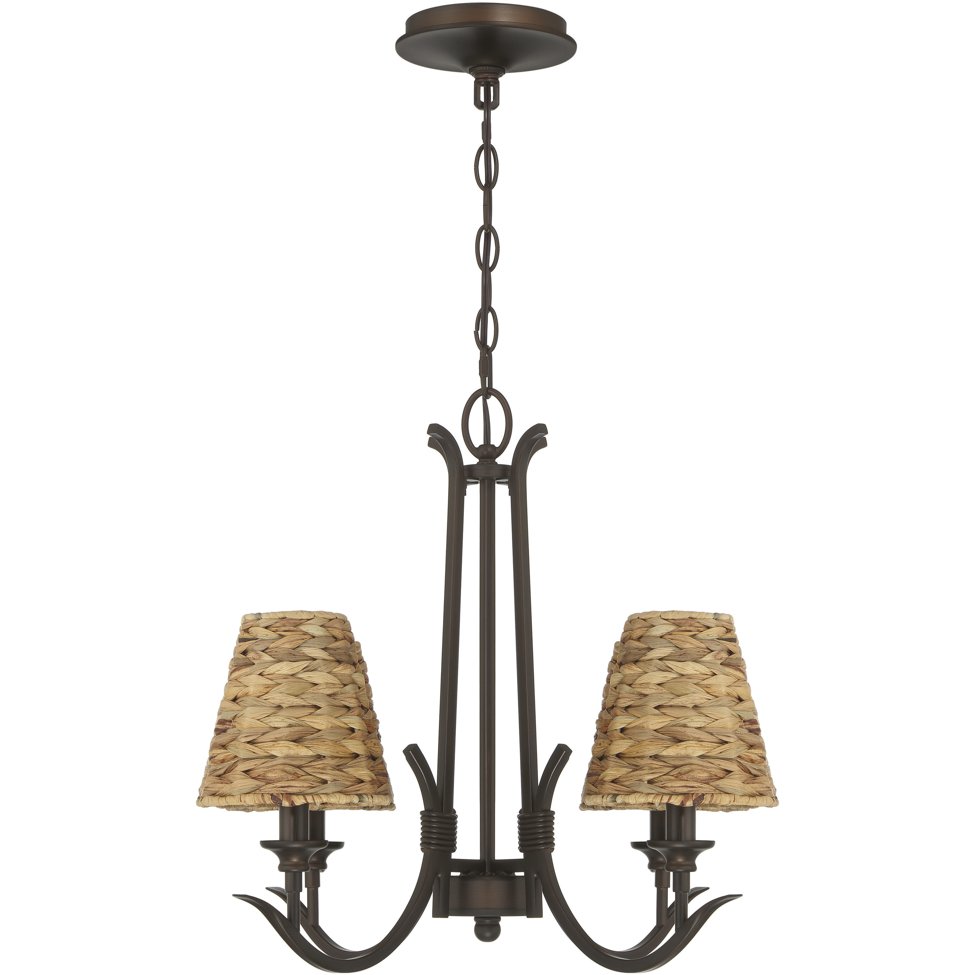 Kokomo 4 Light 21.25 inch Aged Bronze Brushed Chandelier Ceiling Light
