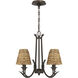 Kokomo 4 Light 21.25 inch Aged Bronze Brushed Chandelier Ceiling Light