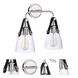 Gallery Hagen 2 Light 16 inch Polished Nickel Wall Sconce Wall Light