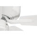Pro Plus 52 inch White with White/Washed Oak Blades Contractor Ceiling Fan