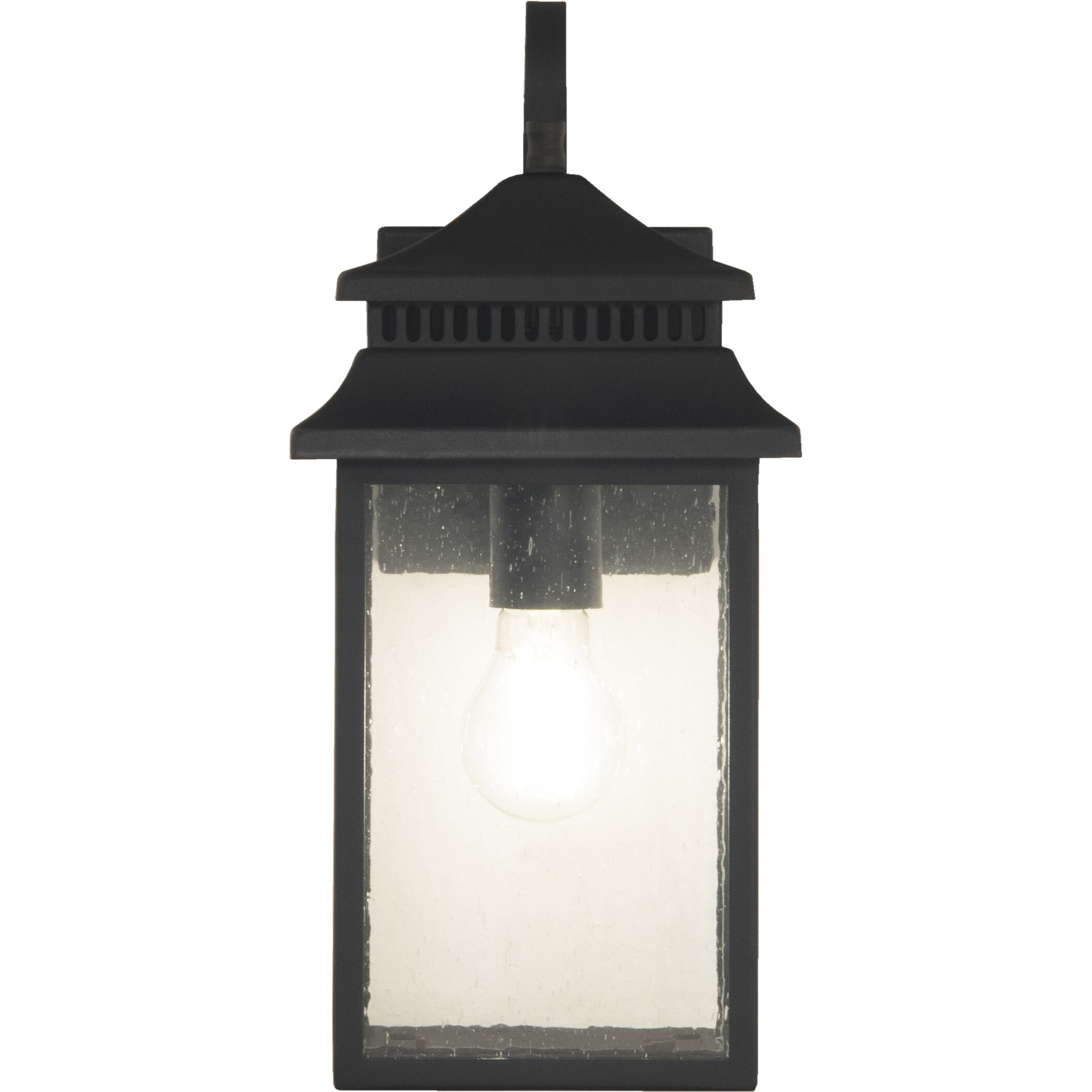 Crossbend 1 Light 15 inch Textured Black Outdoor Wall Mount in Textured Matte Black 