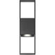 Contact LED 21 inch Textured Black Outdoor Wall Lantern
