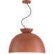 Ventura Dome 1 Light 20 inch Baked Clay Pendant Ceiling Light