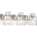 Rori 3 Light 20.25 inch Polished Nickel Vanity Light Wall Light