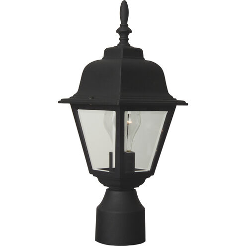Coach Lights 1 Light 16 inch Textured Black Outdoor Post Mount in Textured Matte Black, Small