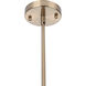 Larrson 2 Light 5.63 inch Satin Brass Mini Pendant Ceiling Light