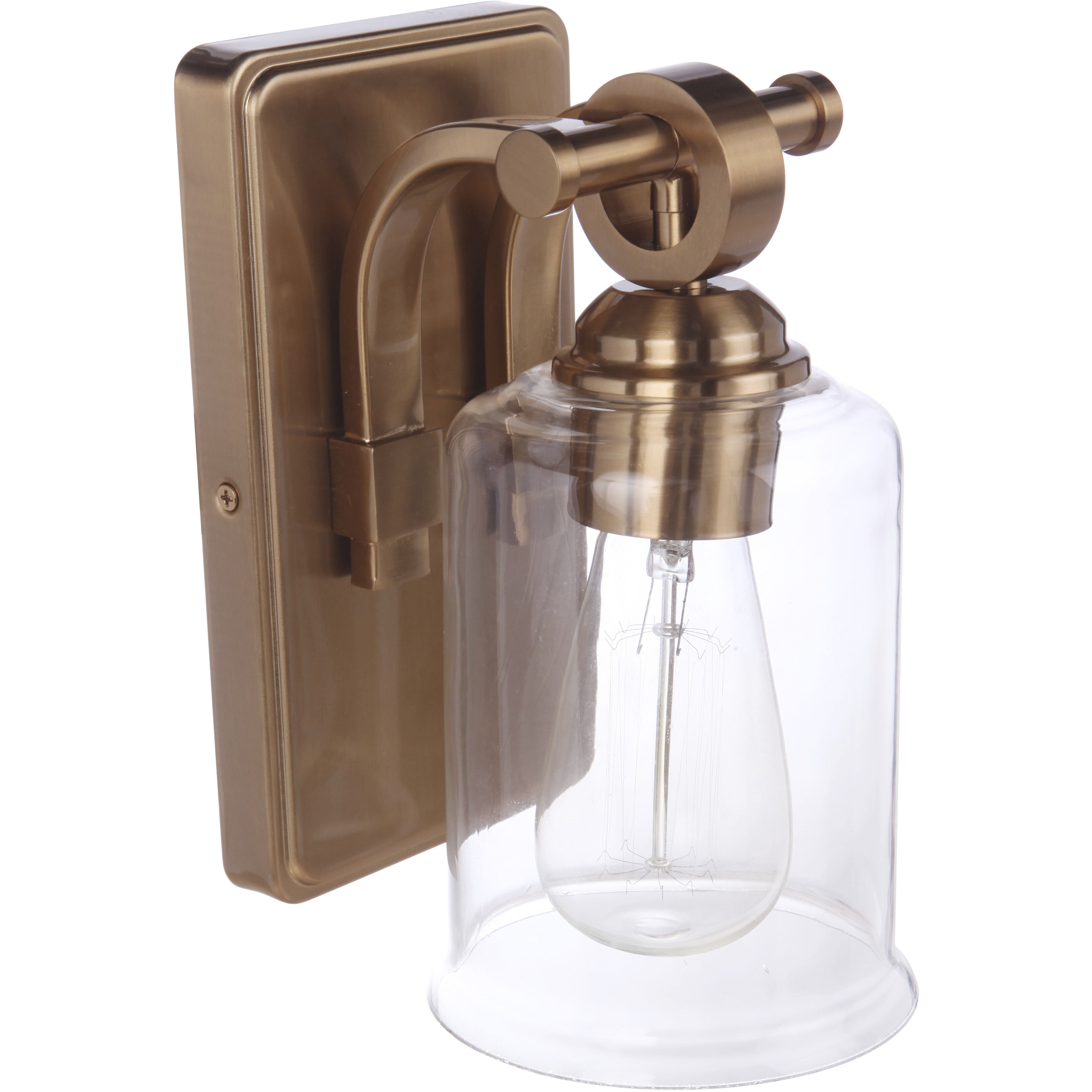 Romero 1 Light 5 inch Satin Brass Wall Sconce Wall Light