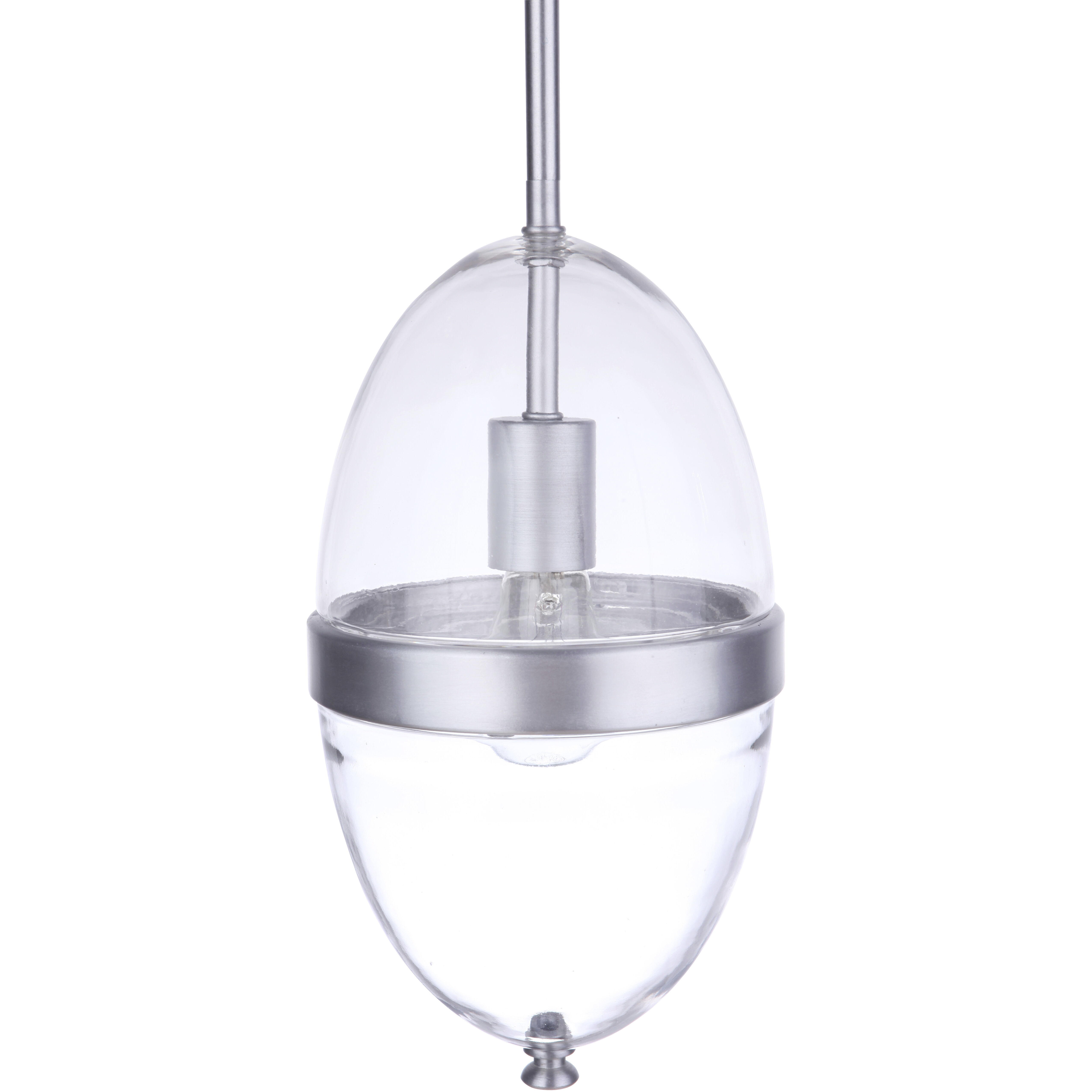 Sivo 1 Light 6.75 inch Satin Aluminum Outdoor Pendant