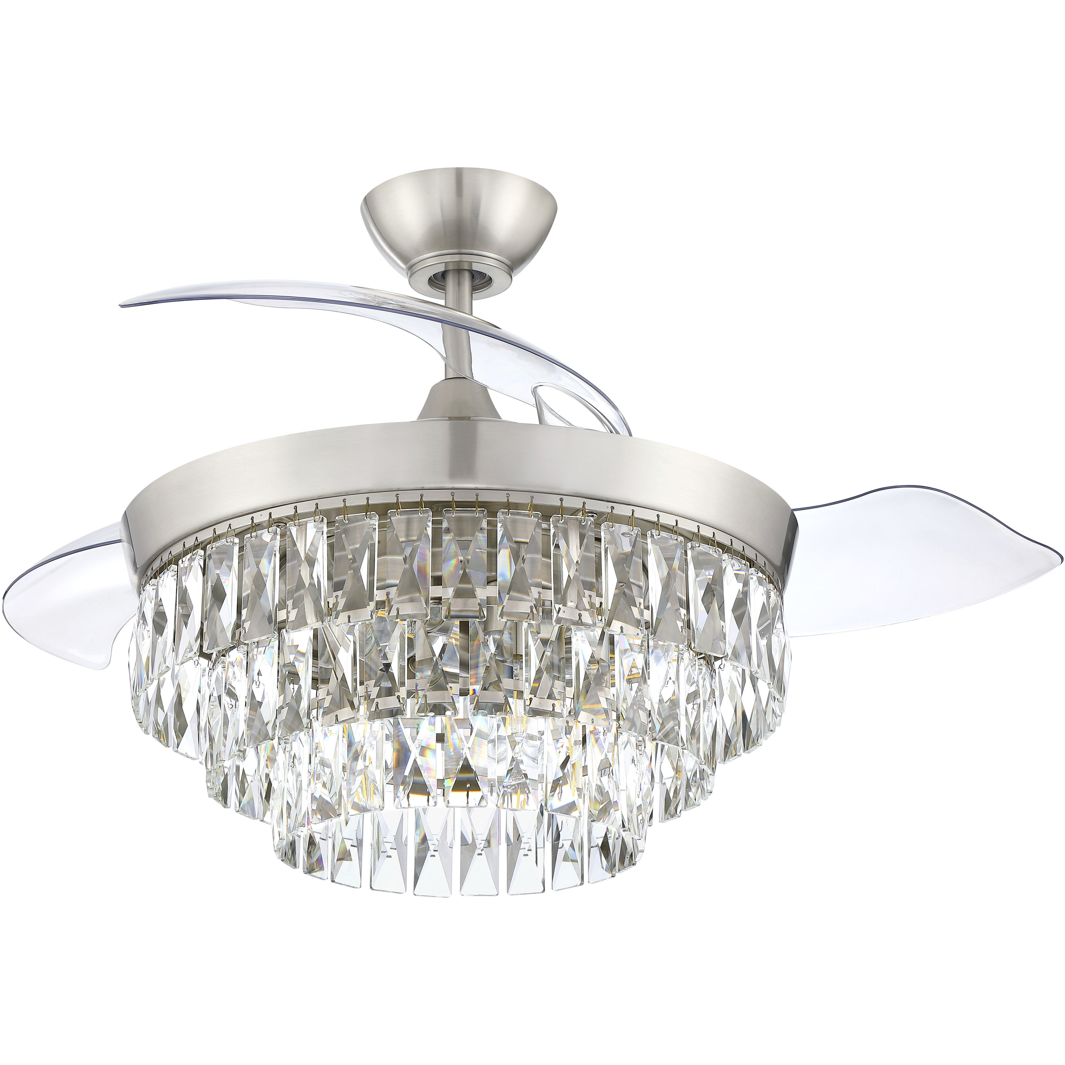 Craftmade SOF42BNK3 Sofia 42 inch Brushed Polished Nickel with