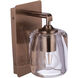 Andie 1 Light 5 inch Satin Brass Wall Sconce Wall Light