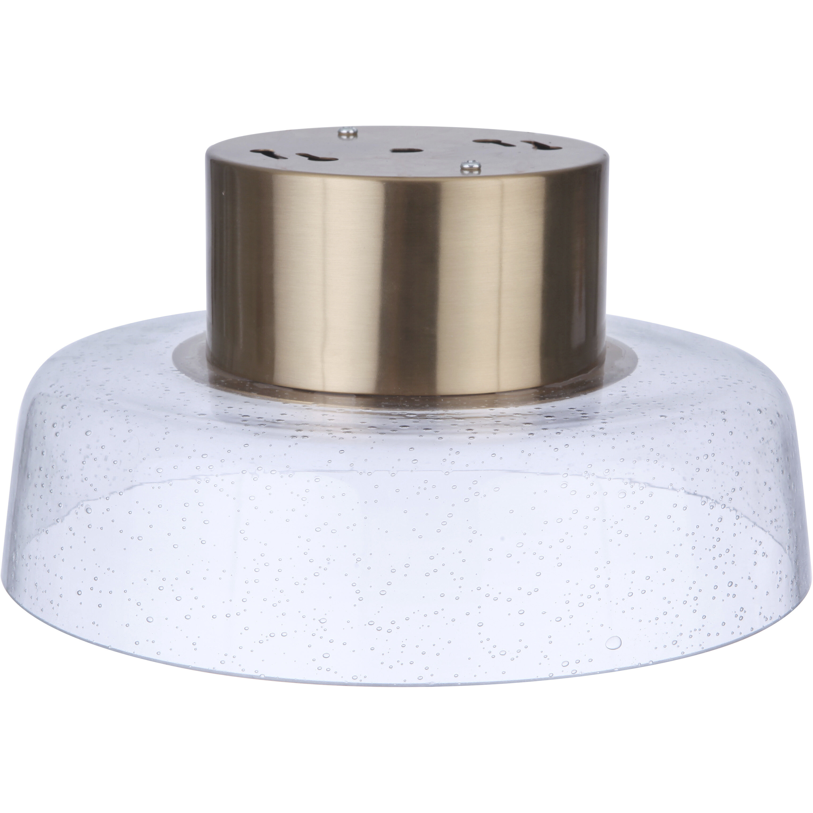 Centric LED 12.5 inch Satin Brass Flushmount Ceiling Light
