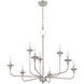 Jolenne 9 Light 35.04 inch Brushed Polished Nickel Chandelier Ceiling Light