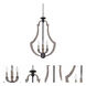 Winton 3 Light 16.5 inch Weathered Pine Foyer Light Ceiling Light