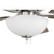 Pro Plus 211 52 inch Brushed Polished Nickel with Driftwood/Grey Walnut Blades Contractor Ceiling Fan in Driftwood / Grey Walnut