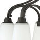 Neighborhood Grace 5 Light 24 inch Espresso Down Chandelier Ceiling Light in White Frosted Glass, Jeremiah