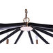 The Reserve 10 Light 43 inch Flat Black/Satin Brass Chandelier Ceiling Light