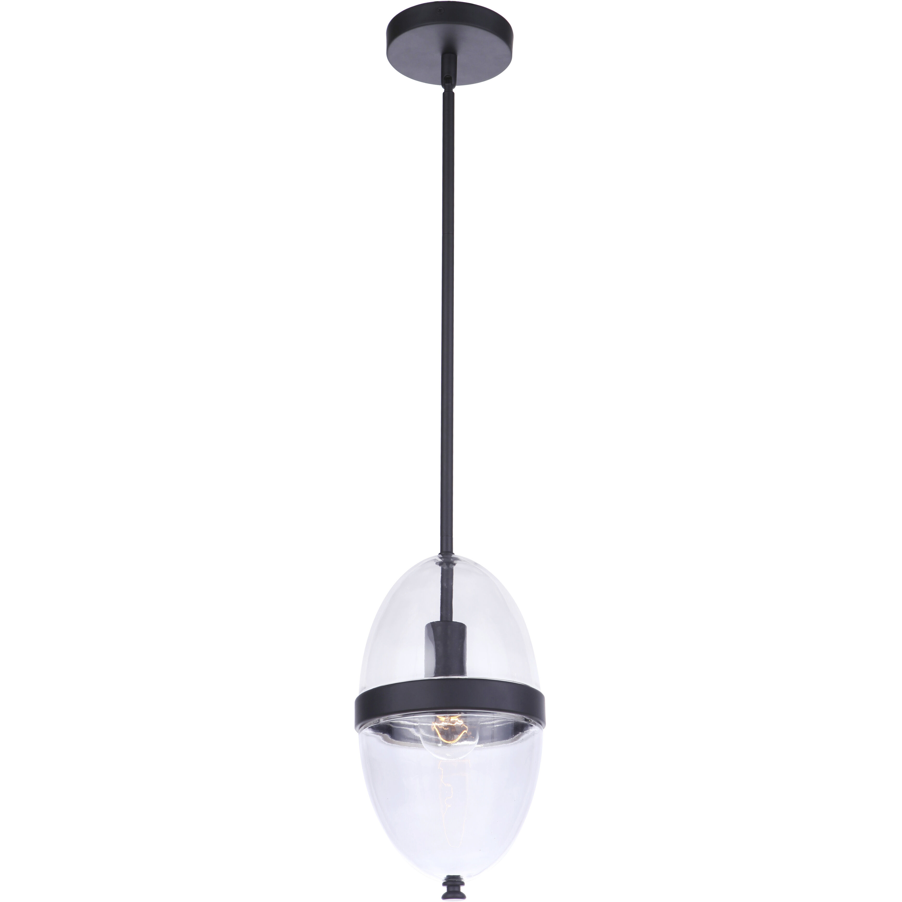 Sivo 1 Light 6.75 inch Midnight Outdoor Pendant