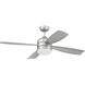 Sebastion 52 inch Painted Nickel Ceiling Fan
