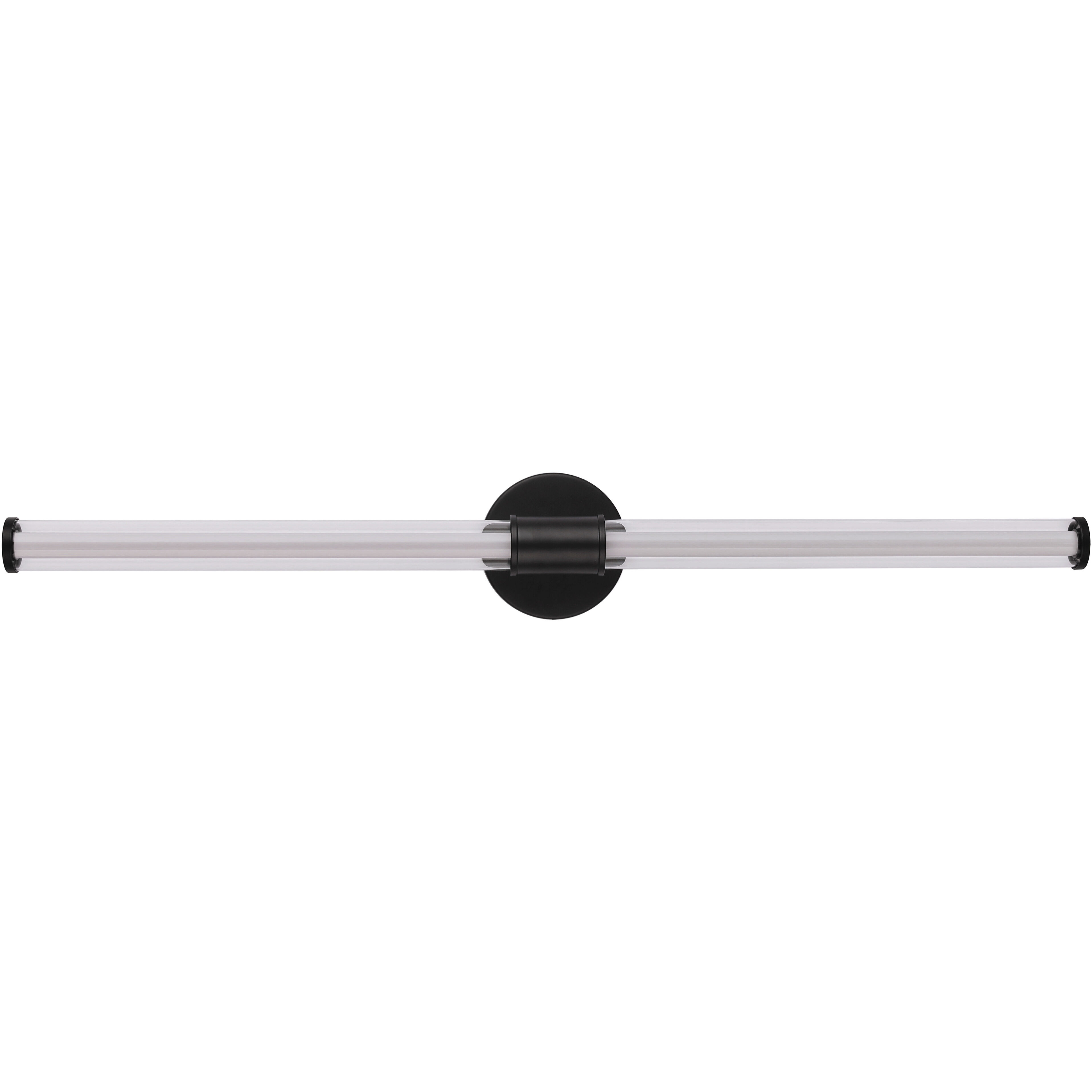 Contrast LED 34 inch Flat Black Vanity Light Wall Light