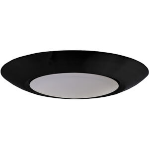 Bejamin LED 6 inch Flat Black Flushmount Ceiling Light