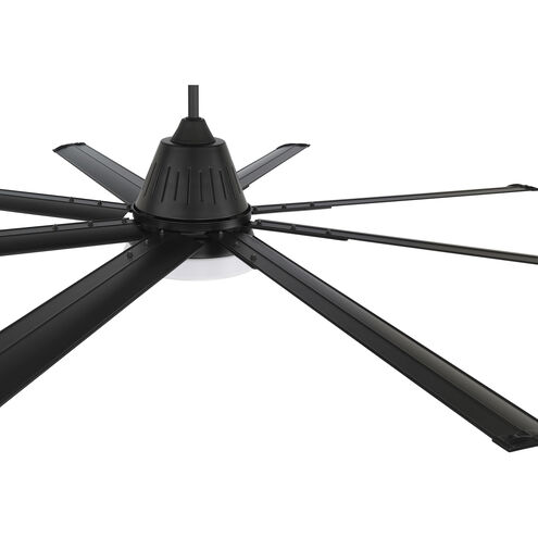 Wingtip 72 inch Flat Black with Flat Black/Flat Black Blades Ceiling Fan