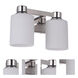 Bretton 2 Light 12.4 inch Polished Nickel Vanity Light Wall Light