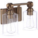 Romero 2 Light 13.75 inch Bathroom Vanity Light