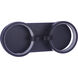 Context LED 15.38 inch Flat Black Vanity Light Wall Light