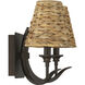 Kokomo 2 Light 14.13 inch Aged Bronze Brushed Wall Sconce Wall Light