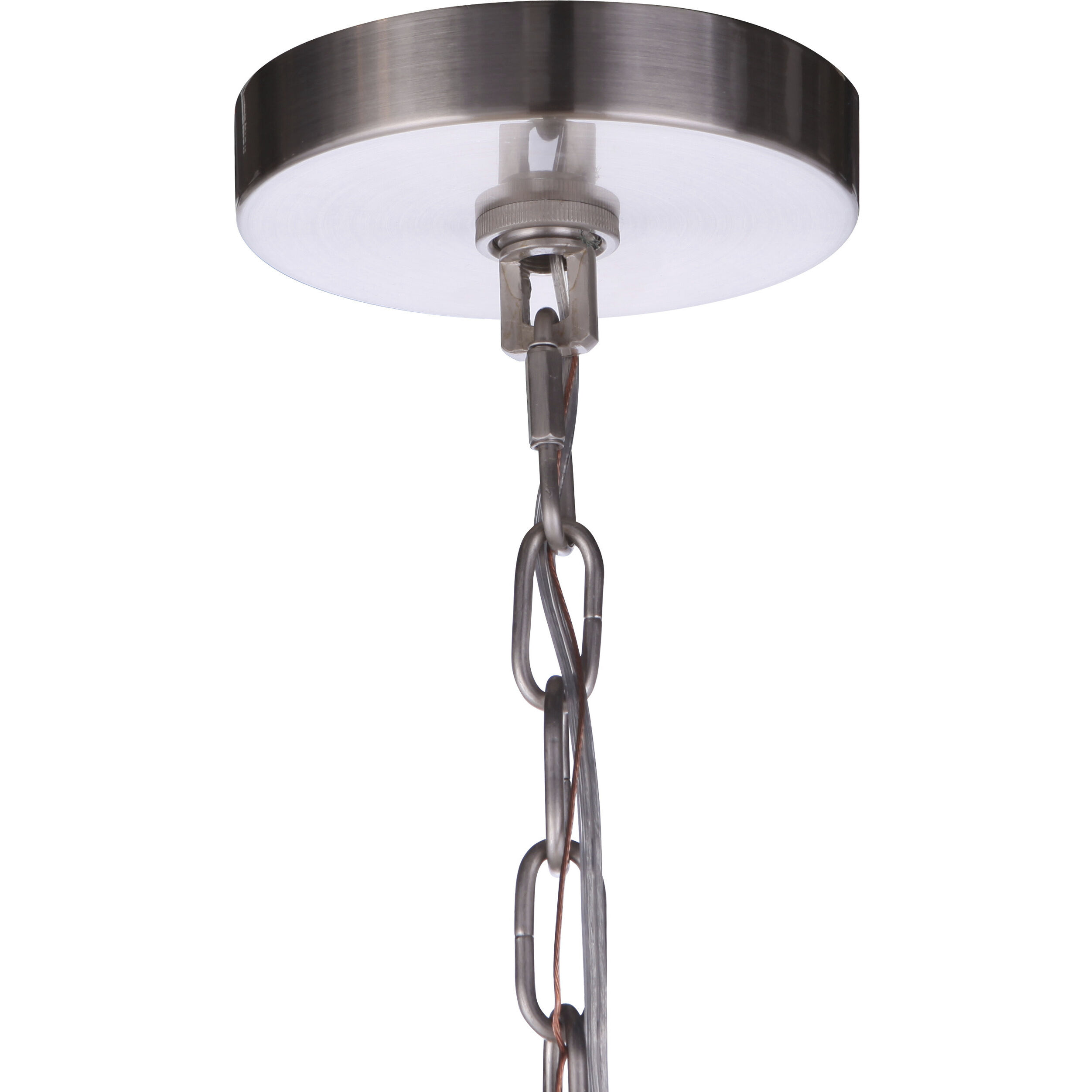 Elliot 5 Light 16 inch Brushed Polished Nickel Pendant Ceiling Light