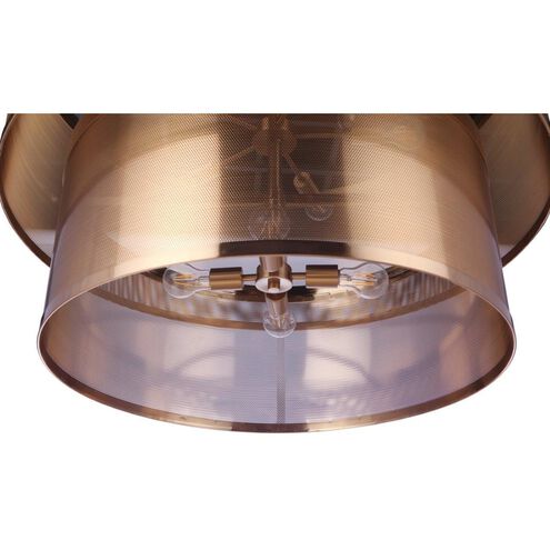 Mesh 9 Light 36 inch Satin Brass Pendant Ceiling Light