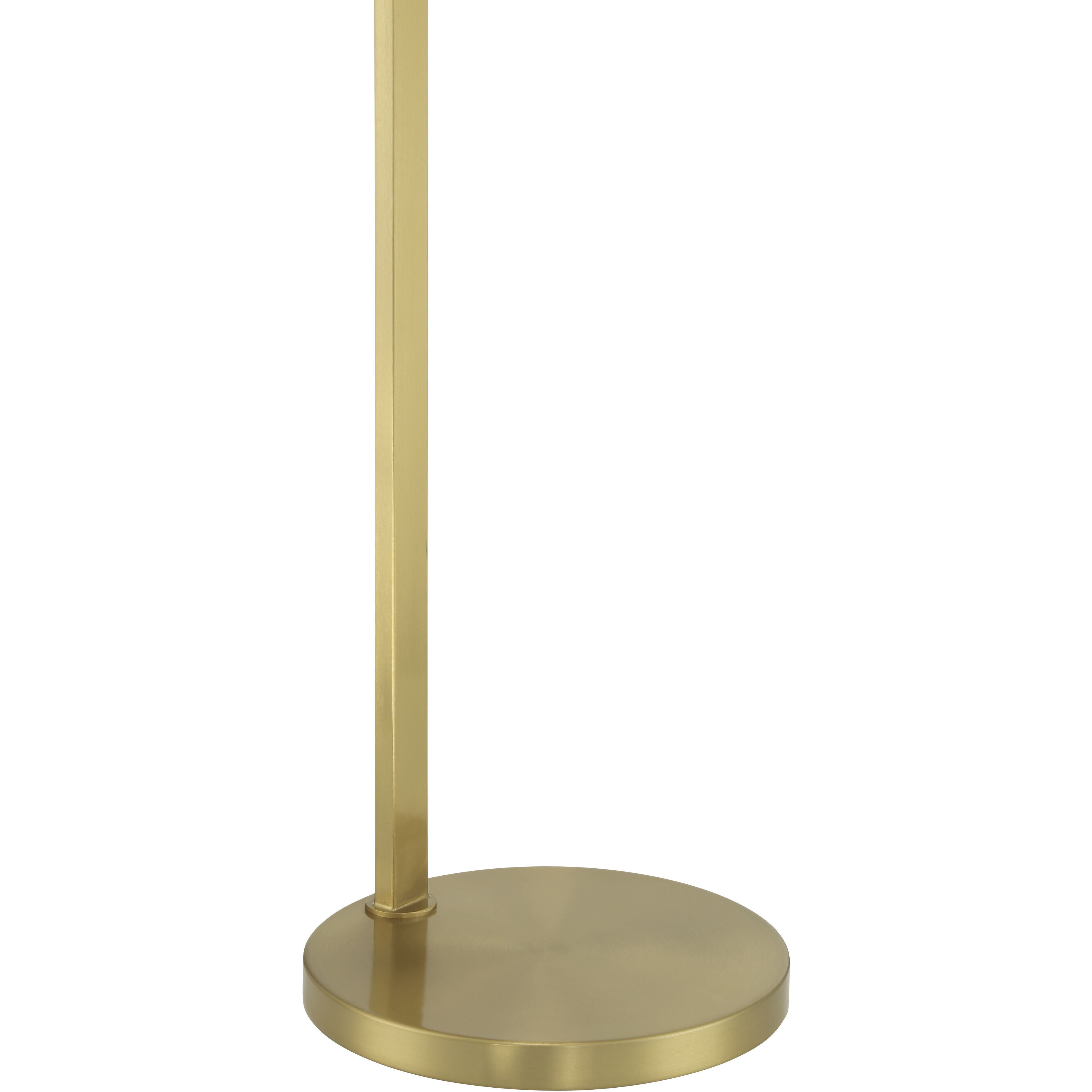 Keeva 57.05 inch 28 watt Satin Brass Floor Lamp Portable Light