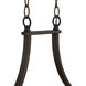 Malaya 6 Light 31.75 inch Aged Bronze Brushed Island Ceiling Light