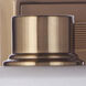 Bretton 2 Light 12 inch Satin Brass Vanity Light Wall Light