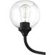 Glenda 3 Light 20 inch Flat Black Chandelier Ceiling Light